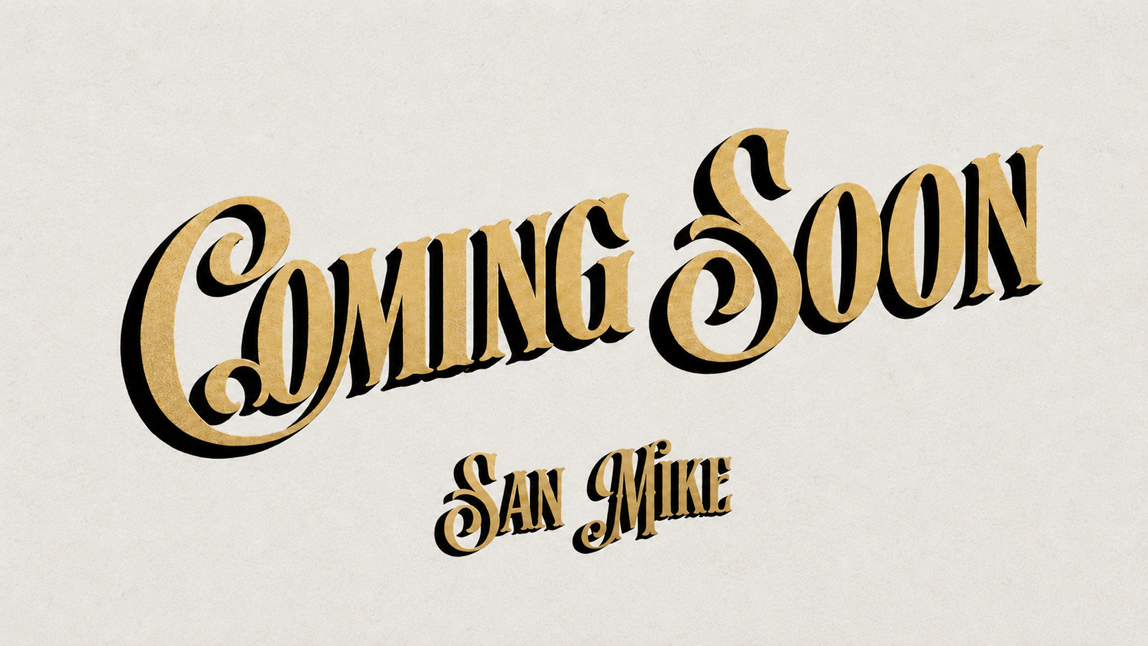 San Mike Restaurant - Coming Soon